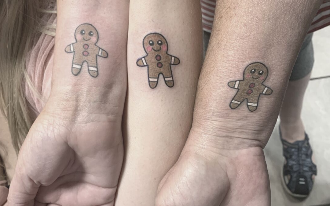 Matching Tattoos in Honor of Client