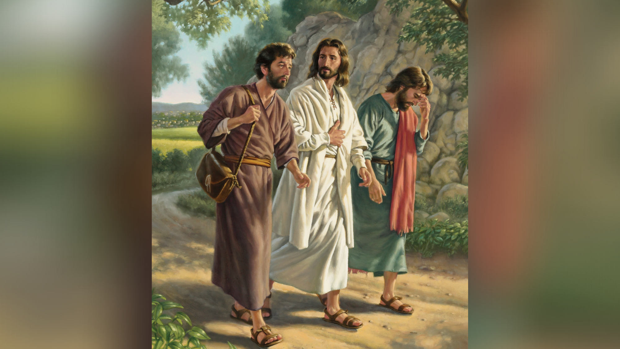 Road to Emmaus Painting 2