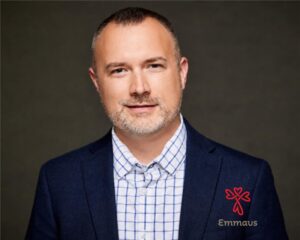 Head shot of Emmaus Homes New President and CEO Ryan Gruhala