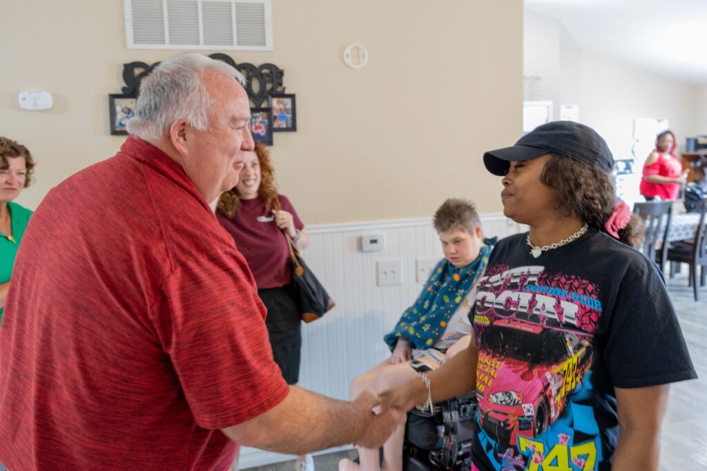 Advocate working for Emmaus homes