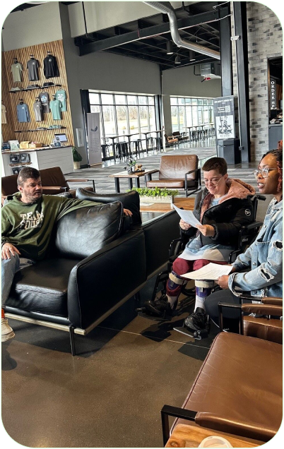 Advocate working for Emmaus homes