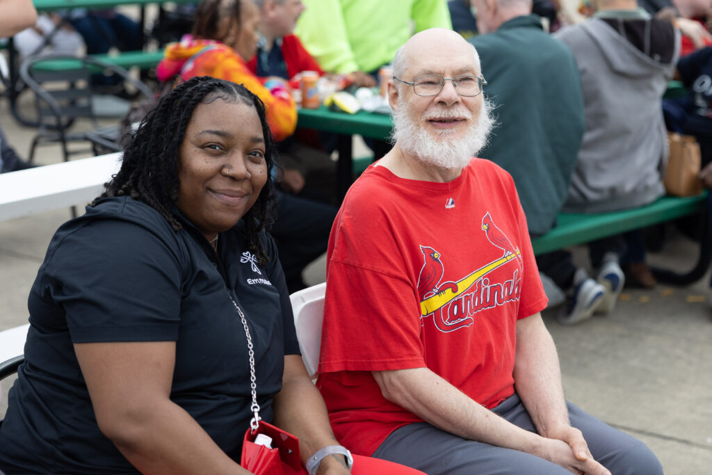 Volunteers at Cardinal Game